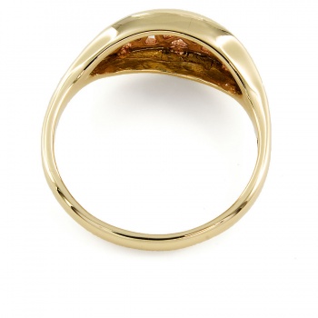 9ct gold 2-tone Clogau Celtic Ring size O½